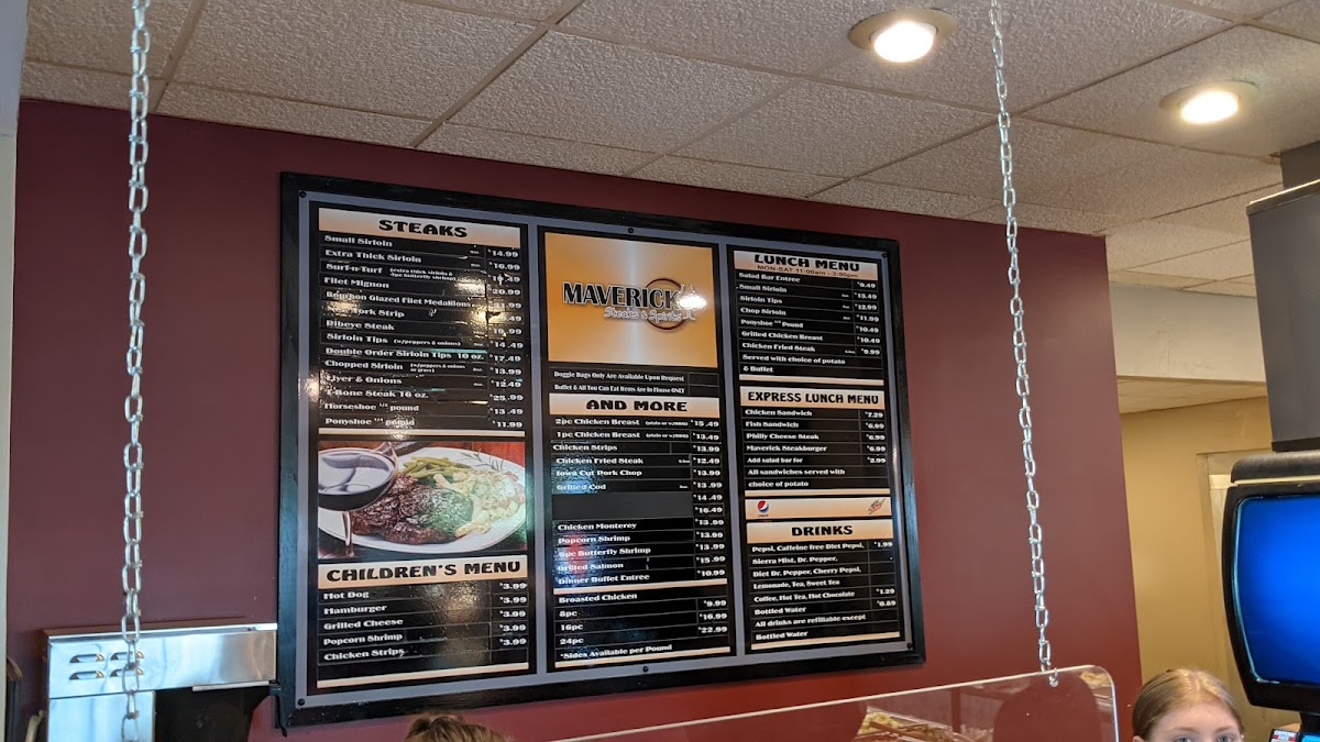 Menu Maverick Steaks & Spirits-3